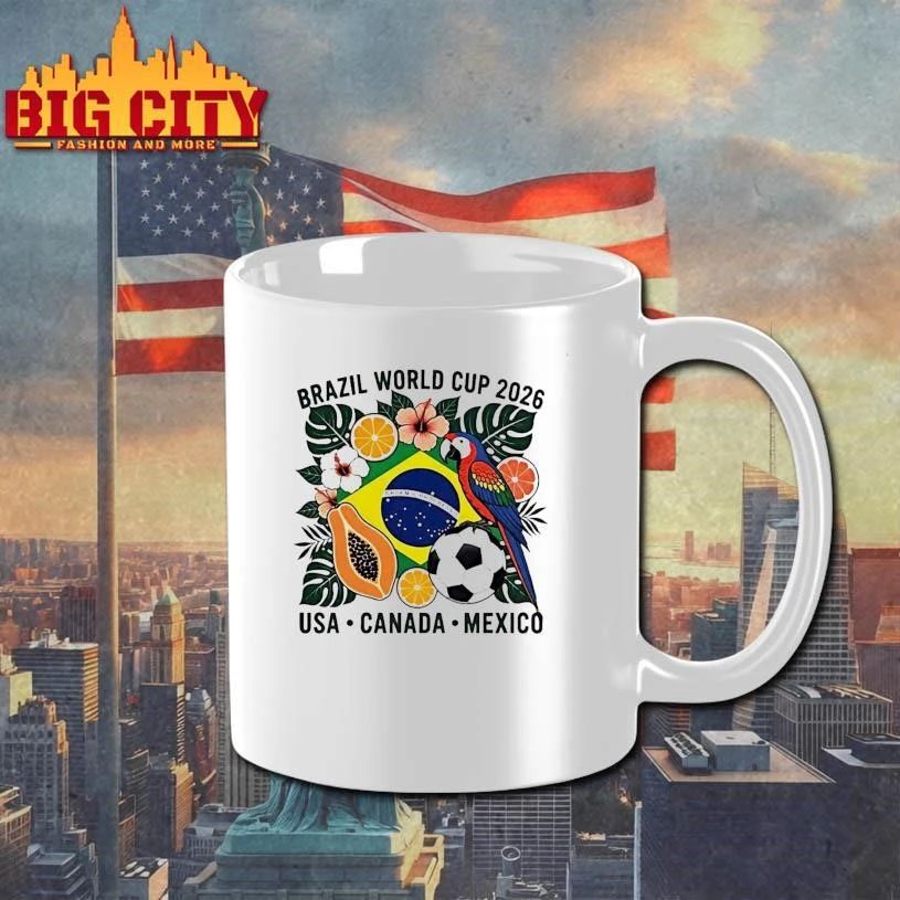 Brazil World Cup 2026 Usa Canada Mexico Tournament Shirt