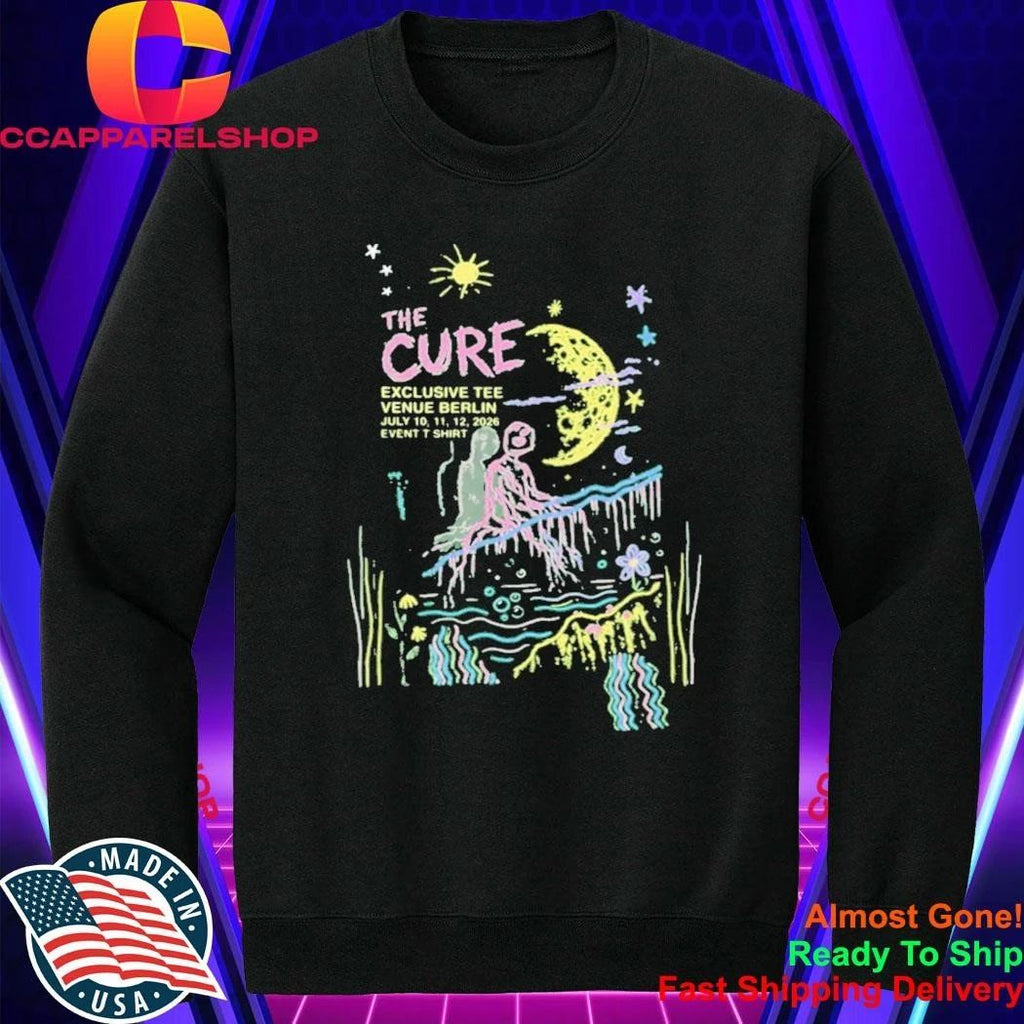 The Cure Exclusive Tee Venue Berlin July 10 11 12 2026 Event Shirt