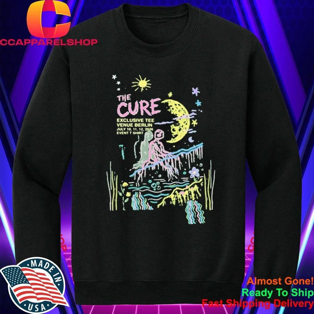 The Cure Exclusive Tee Venue Berlin July 10 11 12 2026 Event Shirt