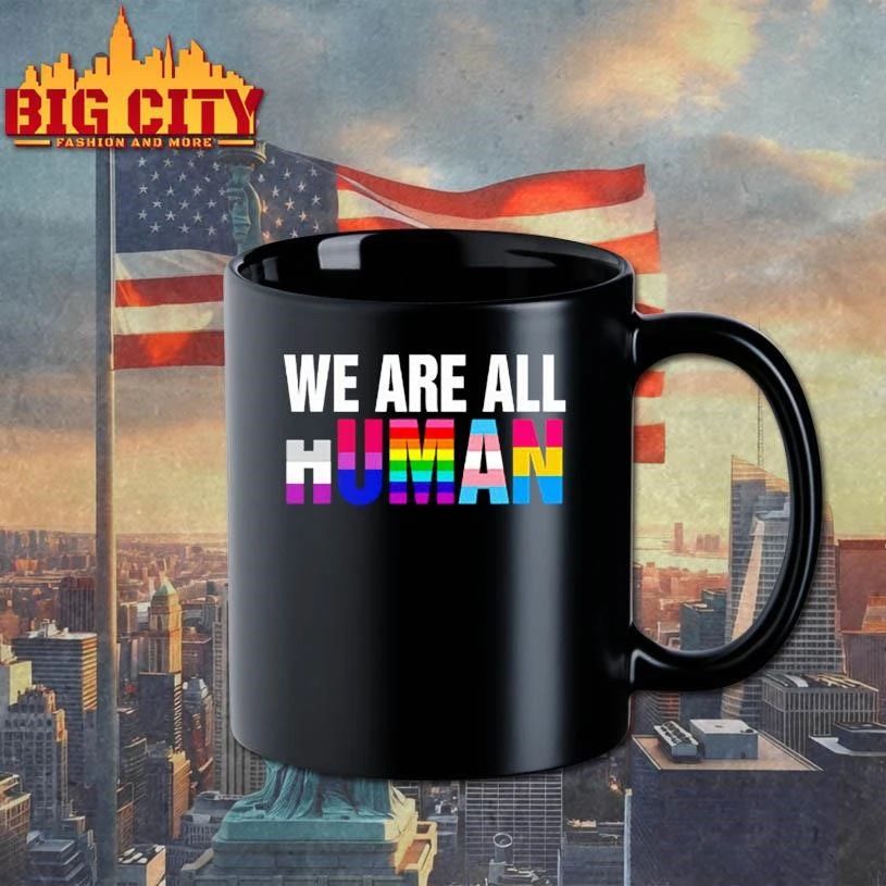 LGBT We Are All Human Graphic Shirt