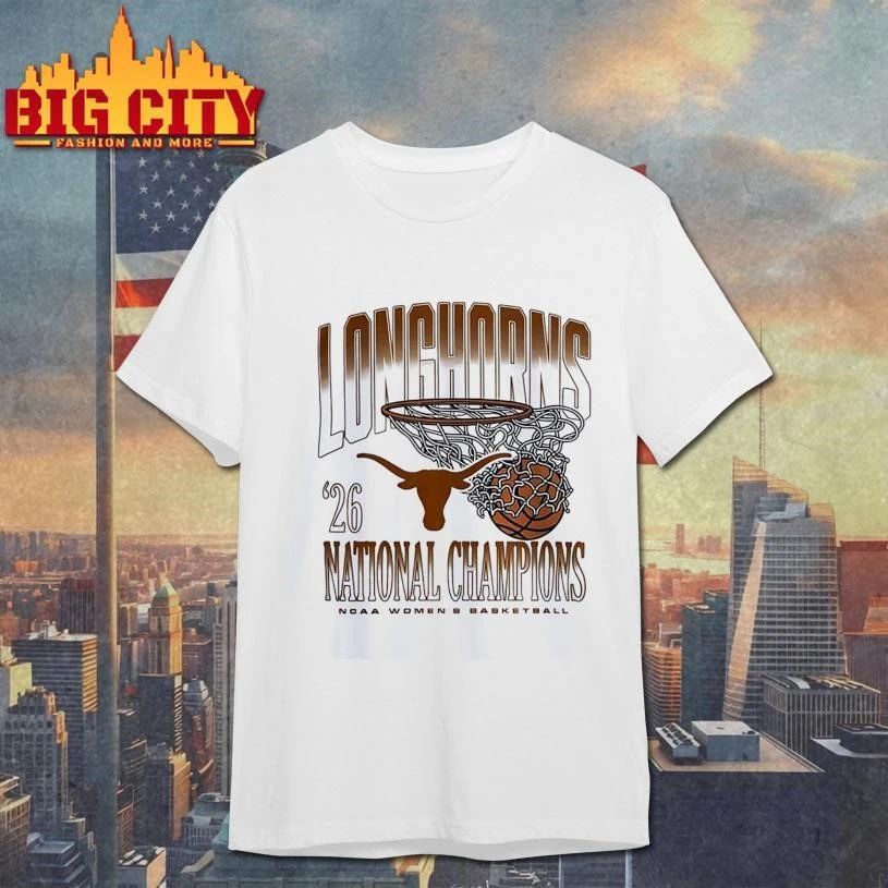 Texas Longhorn Women’s Basketball 2026 National Champions Shirt