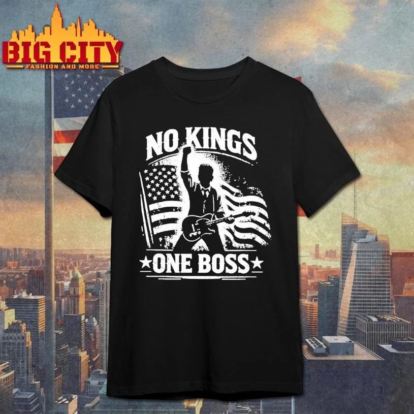 No Kings One Boss American Flag Shirt