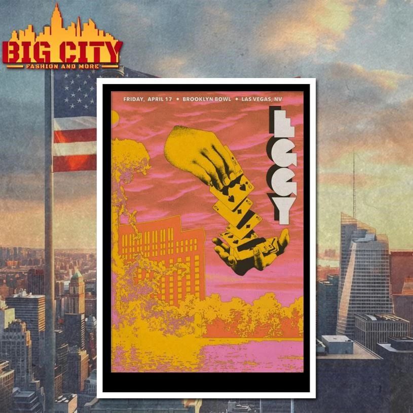 Eggy At Brooklyn Bowl Las Vegas On Apr 17 2026 Poster Shirt