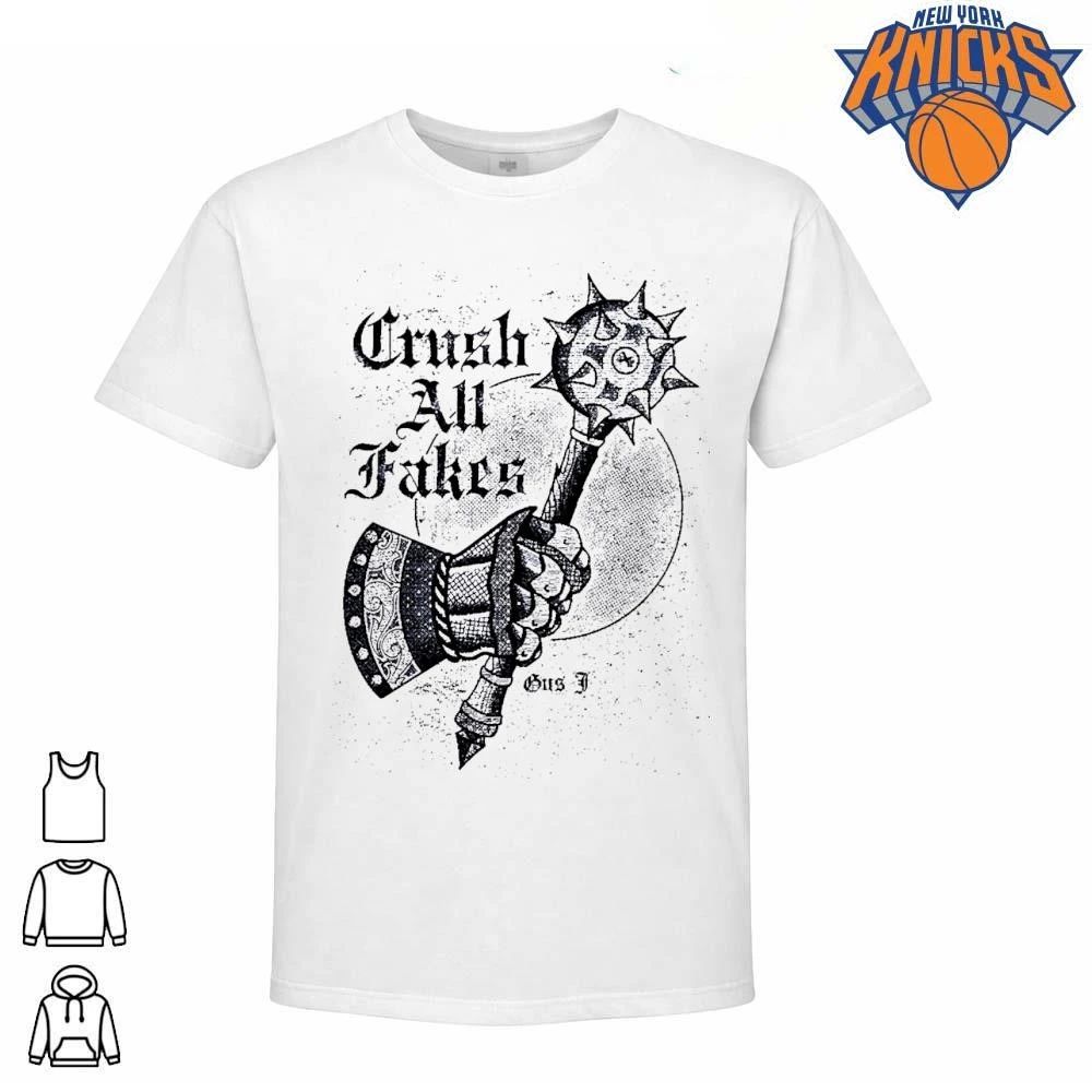Crush All Fakes Medieval Mace Gauntlet Tattoo Art Shirt
