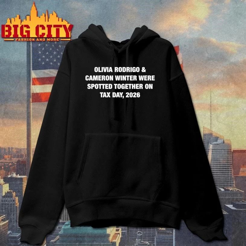 Singers Were Spotted Together on Tax Day, 2026 Text Shirt