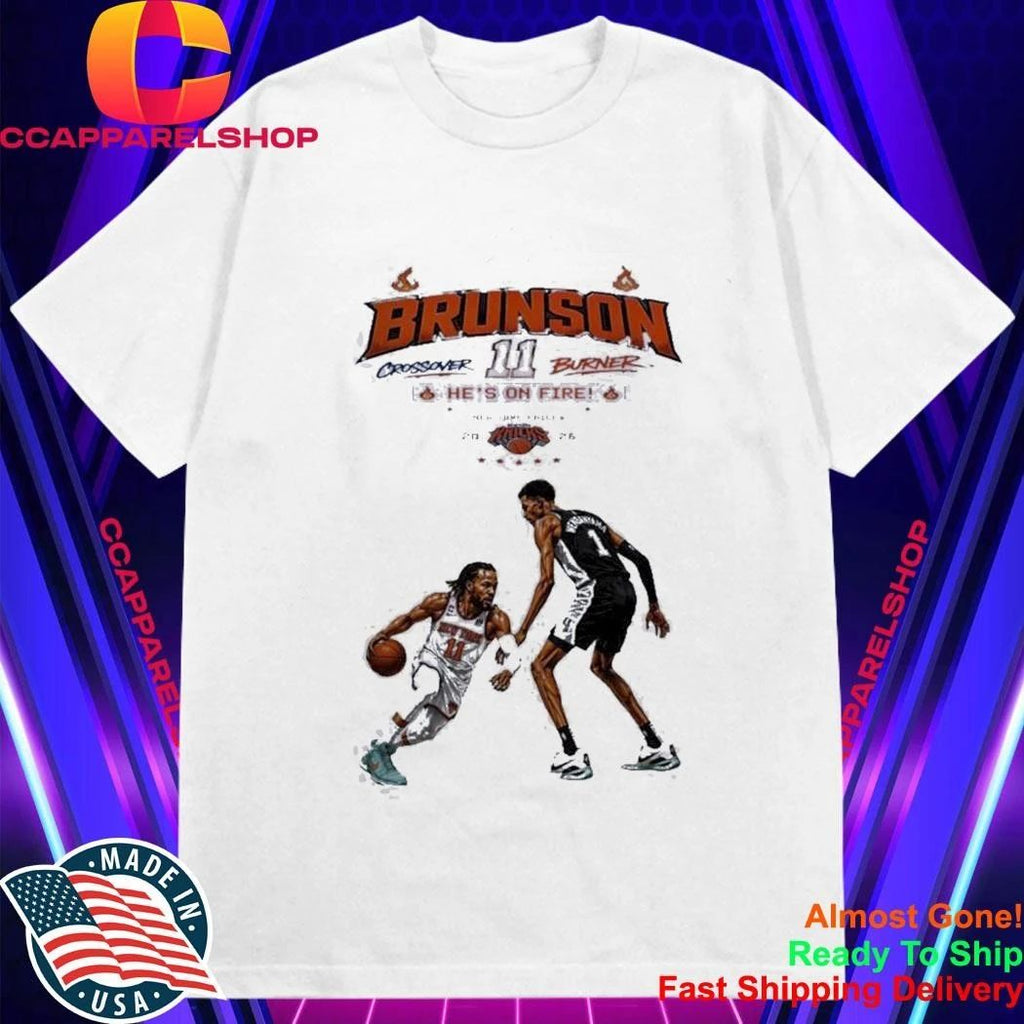 Big Body Brunson Crossover Burner NY Knicks 2026 NBA Champions Shirt