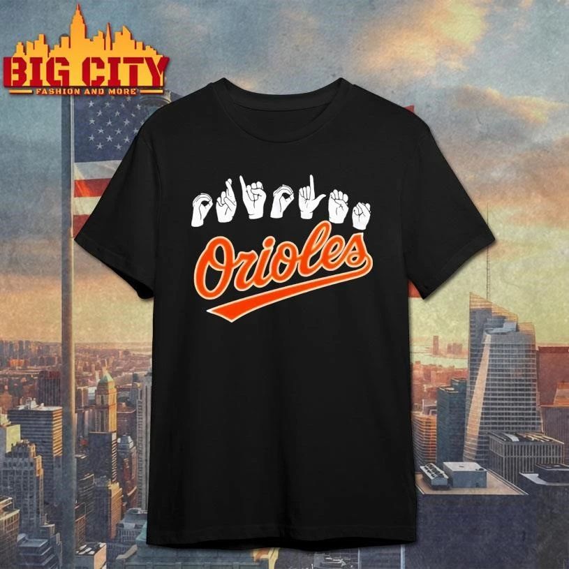 Orioles ASL Hand Sign Shirt