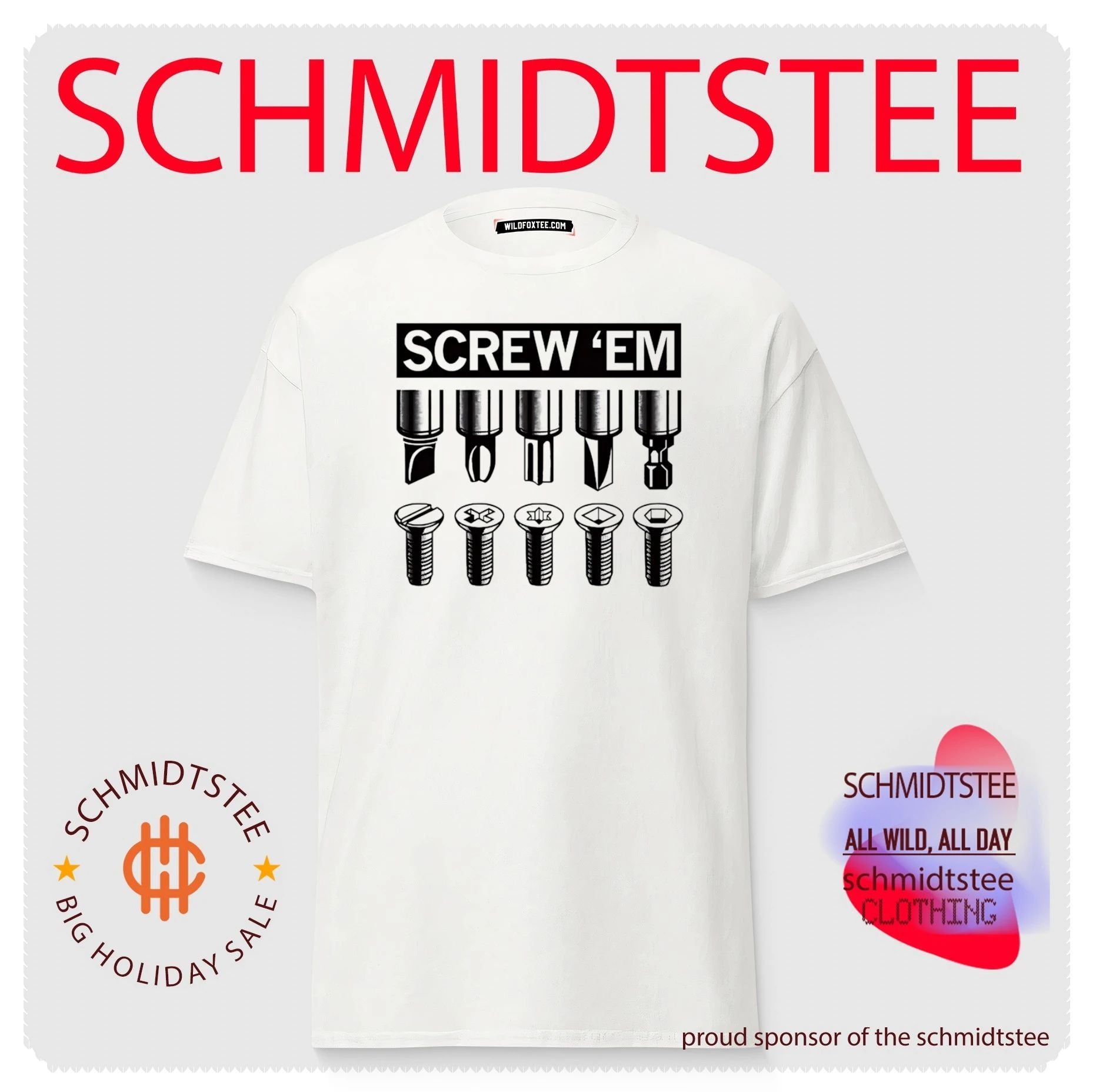 Screw ‘Em Tool Bits and Screws screwdriver shirt