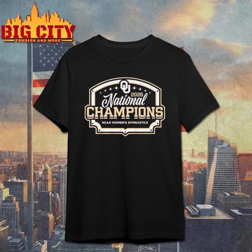Oklahoma Women’s Gymnastics 2026 National Champions NCAA Shirt