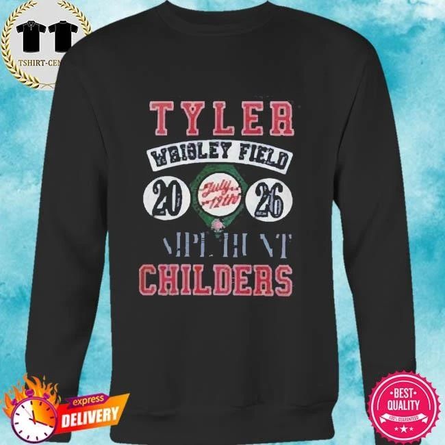 Tyler Childers x Chicago Cubs Wrigley Field 2026 Edition T-Shirt Tyler Childers x Chicago Cubs 2026 Shirt