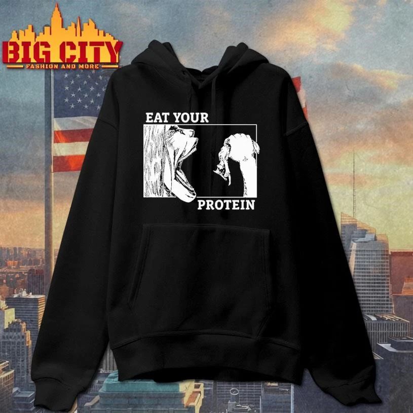 Attack on Titan Eat Your Protein Eren Jaeger Titan Gym Shirt