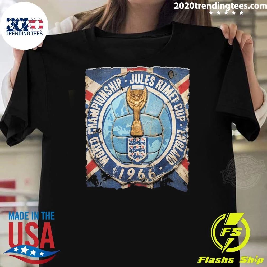 Limited 8th World Cup 1966 England Vintage Tee Shirt