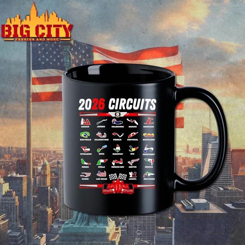 Formula one 2024 circuits calendar Car Racing Shirt