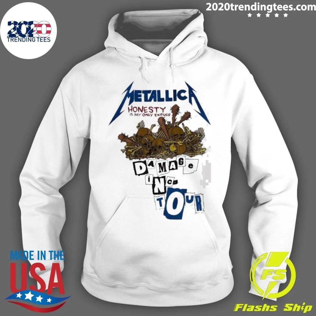 Metallica M72 World Tour 2026 Damage Inc Honesty Is My Only Excuse Vintage 80s Shirt