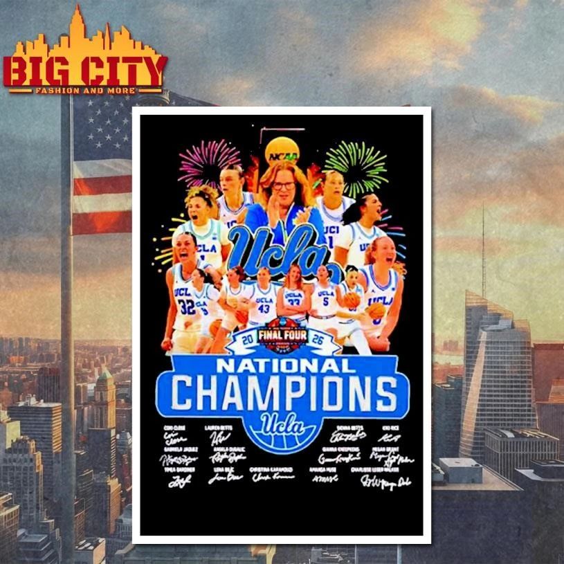 Ucla Bruins Women’s Basketball National Champions 2026 Shirt