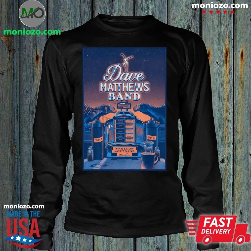 Original Dave Matthews Band Camden NJ 7 10-7 11 2026 Poster T-Shirt