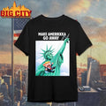 Make Amerikkka Go Away Statue Of Liberty Slingshot Anti Trump Pig Parody Shirt