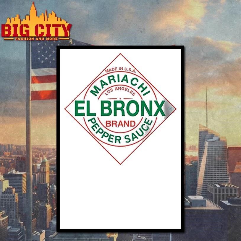 The Bronx And Mariachi El Bronx Australia Tour 2026 Live Super Show Merchandise Sauce El Bronx Pepper Sauce Shirt