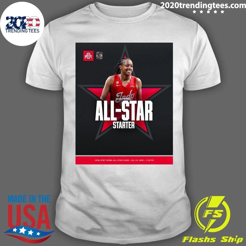Starting among the league’s best Kelsey Mitchell is a 4x WNBA All-Star Shirt