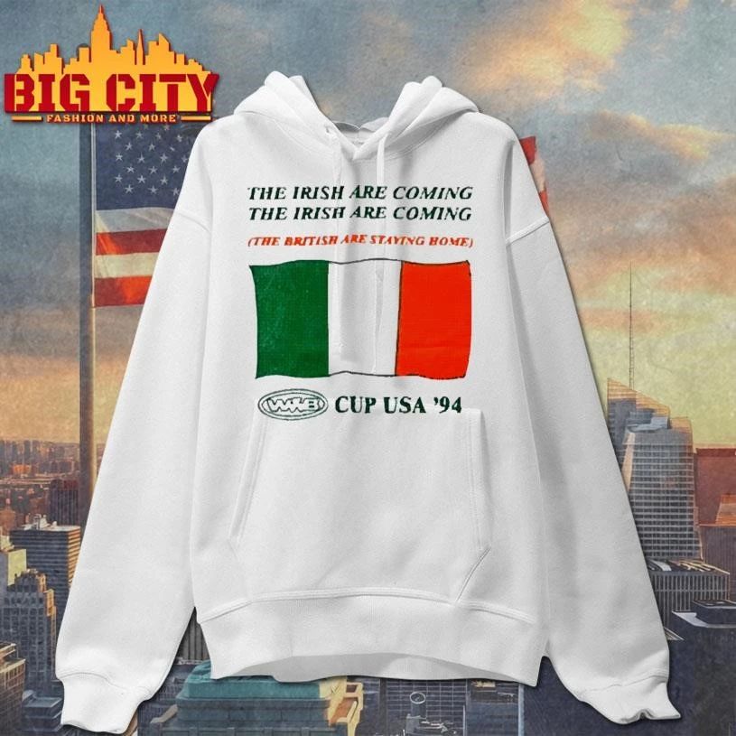 The Irish are coming World Cup USA 94 vintage Ireland football flag shirt