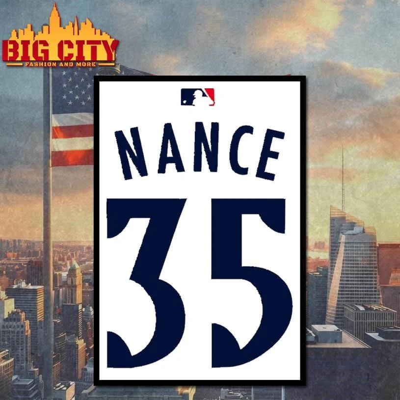 Tommy Nance 35 San Diego Padres Baseball Jersey Number Shirt