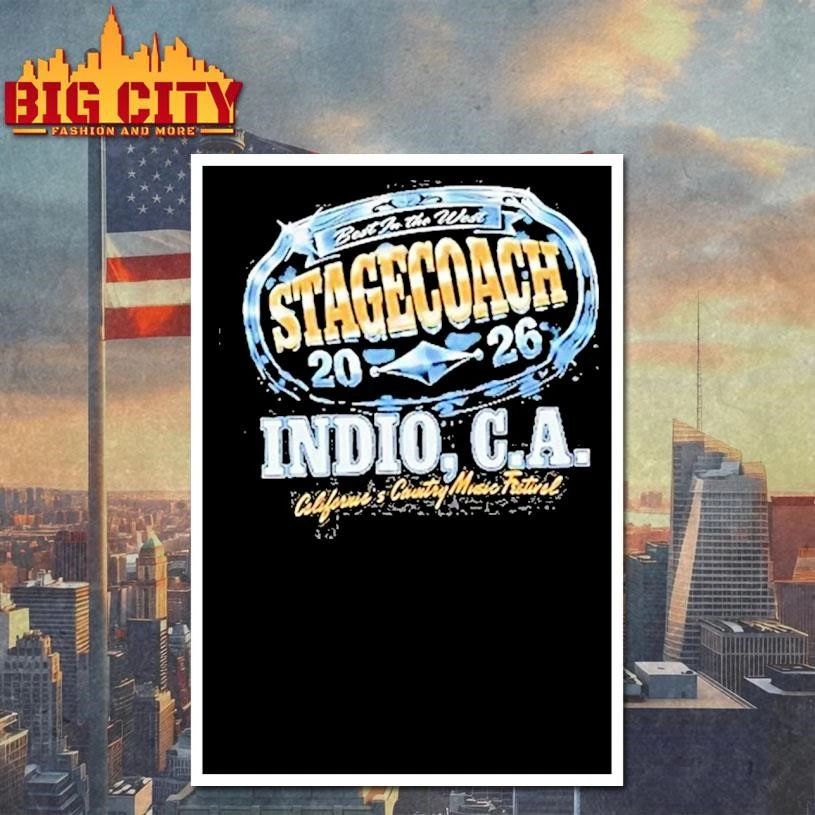 Stagecoach Buckle Up Lineup Tour 2026 Graphic Shirt