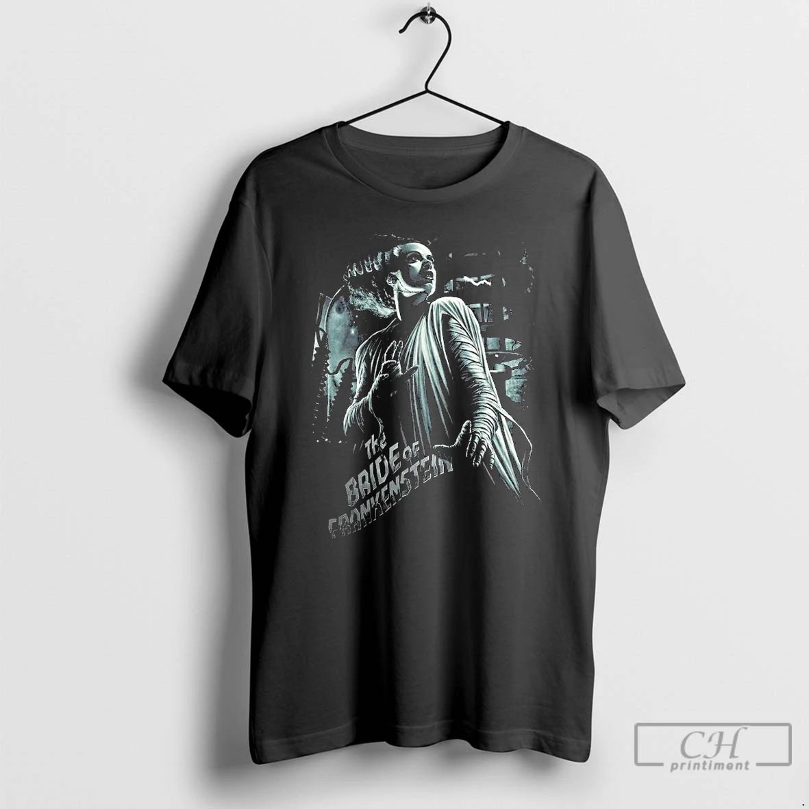 Classic The Bride Of Frankenstein 90th Anniversary Long Sleve T Shirts