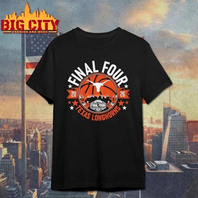 Texas Longhorns WBB 2026 Final Four Graphic shirt