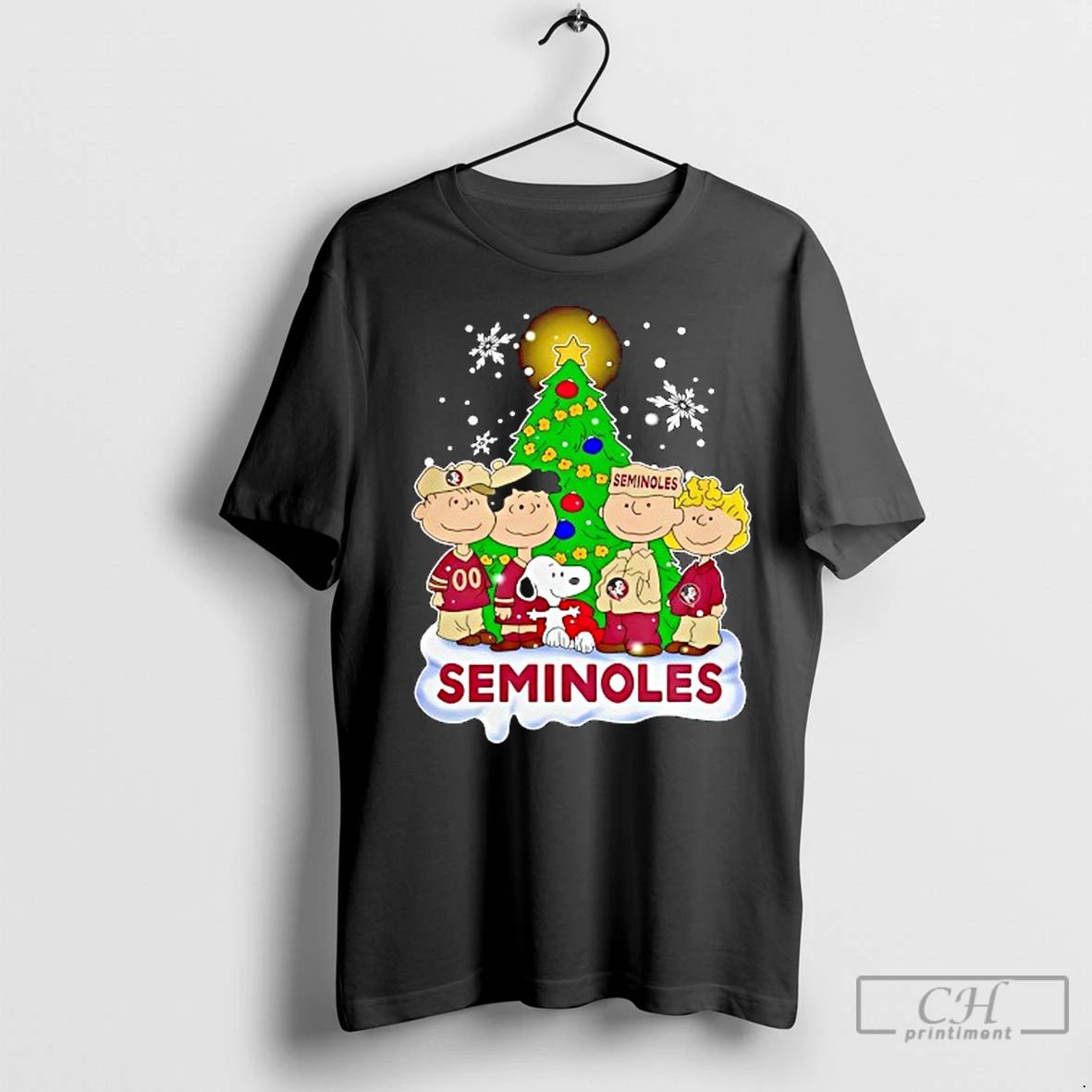 Classic Peanuts Characters Florida State Seminoles Christmas