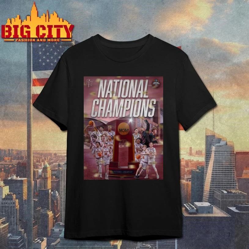 Gannon Golden Knights Men’s Basketball 2026 NCAA DII National Champions Home Decor Poster Shirt
