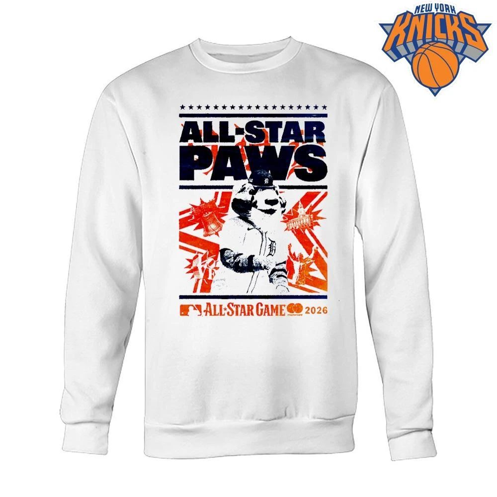 Detroit Tigers Mascot All Star Paws MLB All Star Game 2026 Shirt
