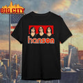 Hanson band Slap Shot movie Hanson Brothers bloody hockey crossover shirt