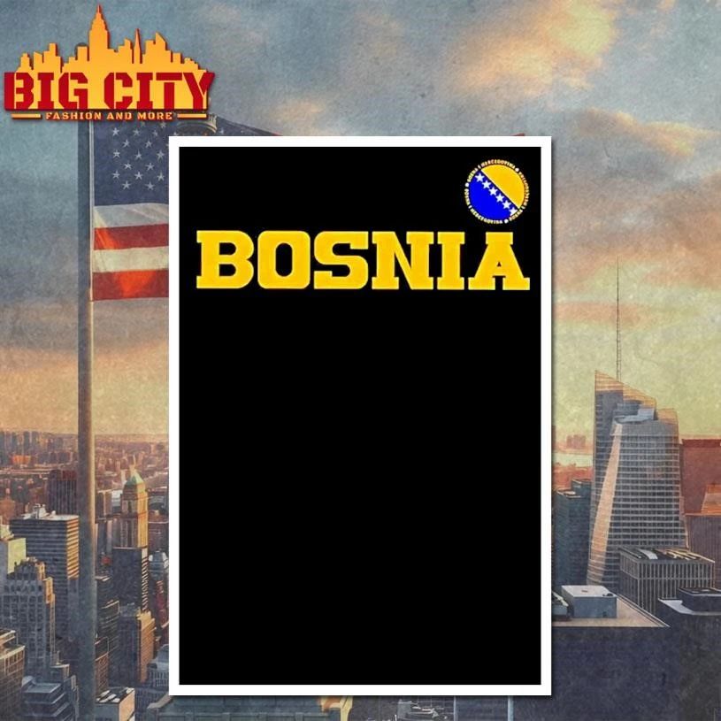 Bosna Hercegovina Sarajevo Est 1967 Flag Shirt