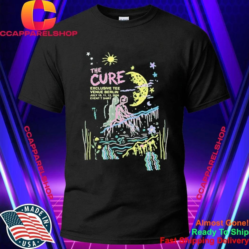 The Cure Exclusive Tee Venue Berlin July 10 11 12 2026 Event Shirt
