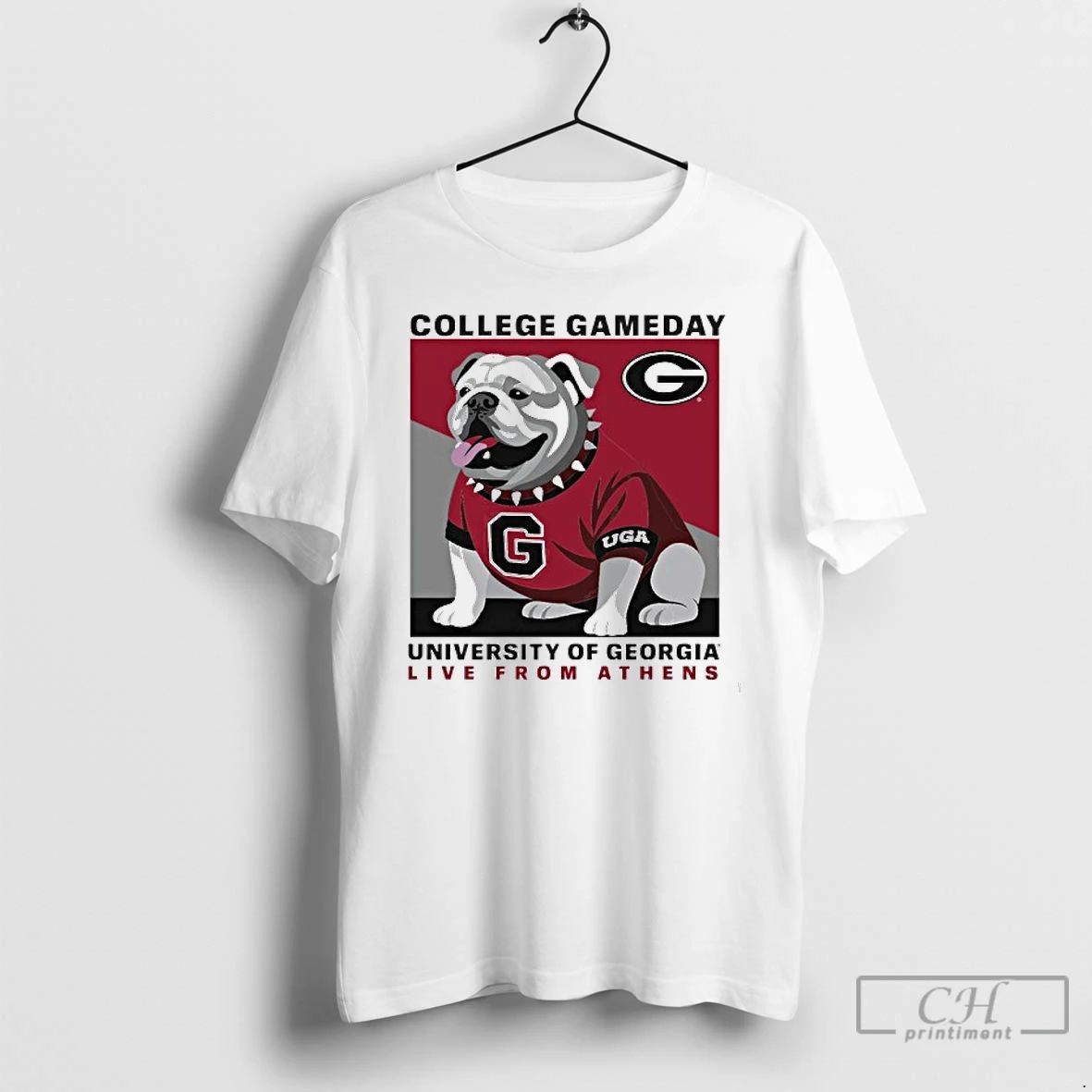 Classic College Gameday 2025 Georgia Bulldogs Mascot Live From Athens T Shirts