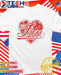 BTS Army Jin heart shirt