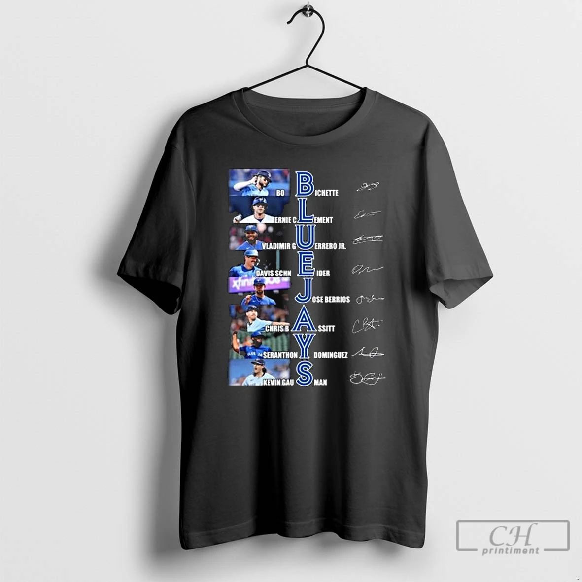 Classic Toronto Blue Jays Name Players Signatures 2025 Long Sleve T Shirts