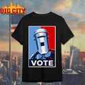 Count Binface Vote Campaign Poster Blue Red Aesthetic shirt