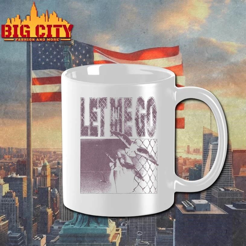 Let Me Go Aesthetic Vintage Bird Chain Link Fence Grunge shirt