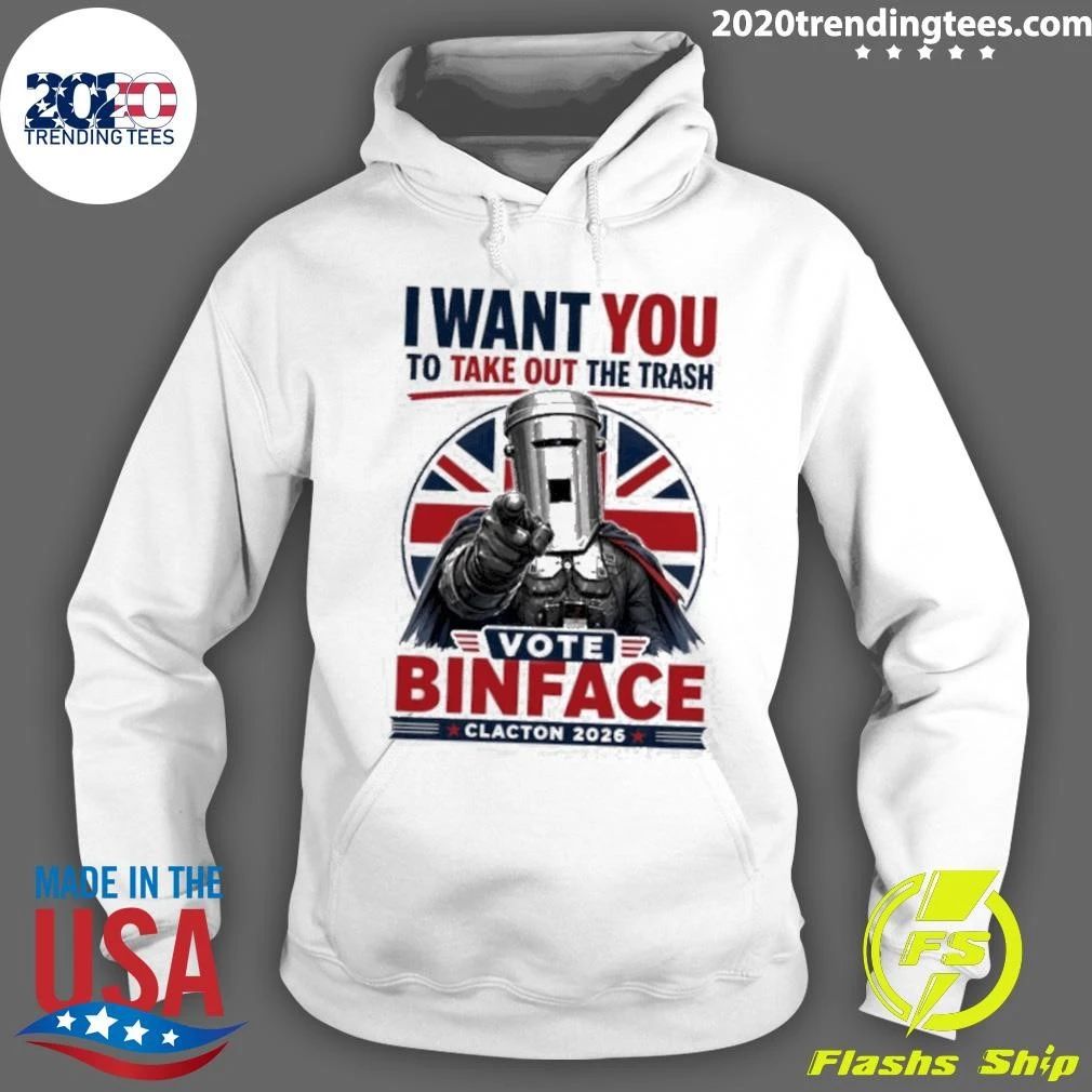 Count Binface I Want You to Take Out the Trash Clacton 2026 Shirt