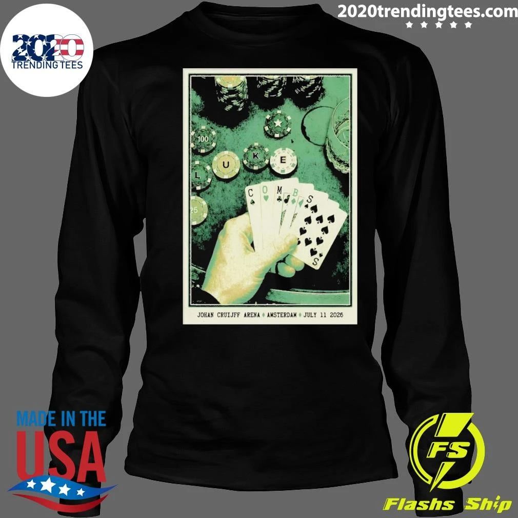 Luke Combs Johan Cruijff ArenA In Amsterdam Netherlands July 11 2026 Shirt