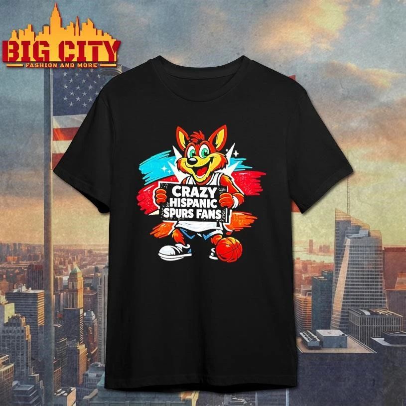 The Coyote Crazy Hispanic Spurs Fans Basketball Game Day 2026 Shirt