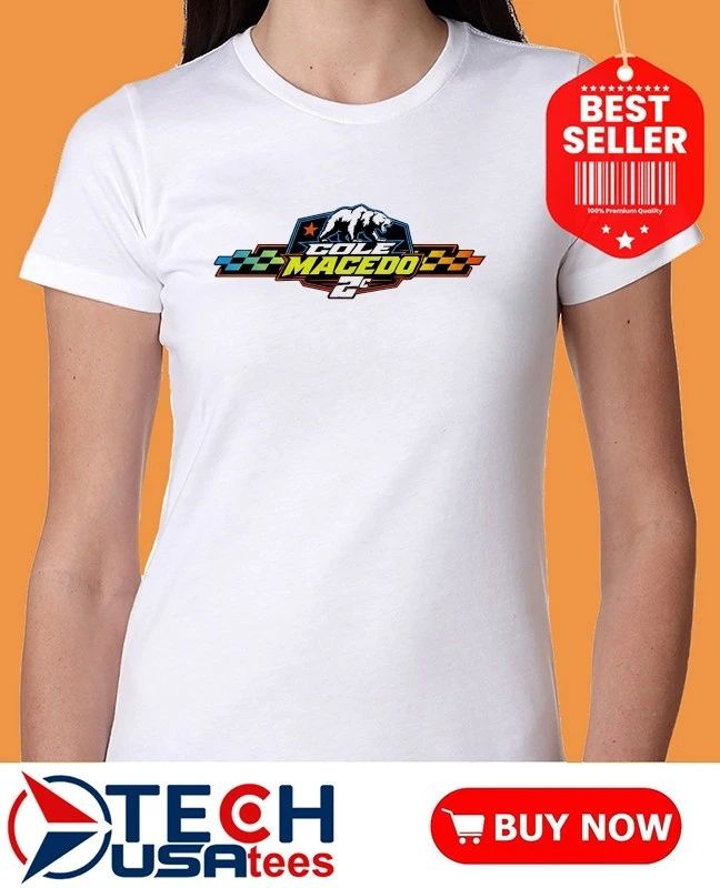 Cole Macedo 2C Racing logo shirt