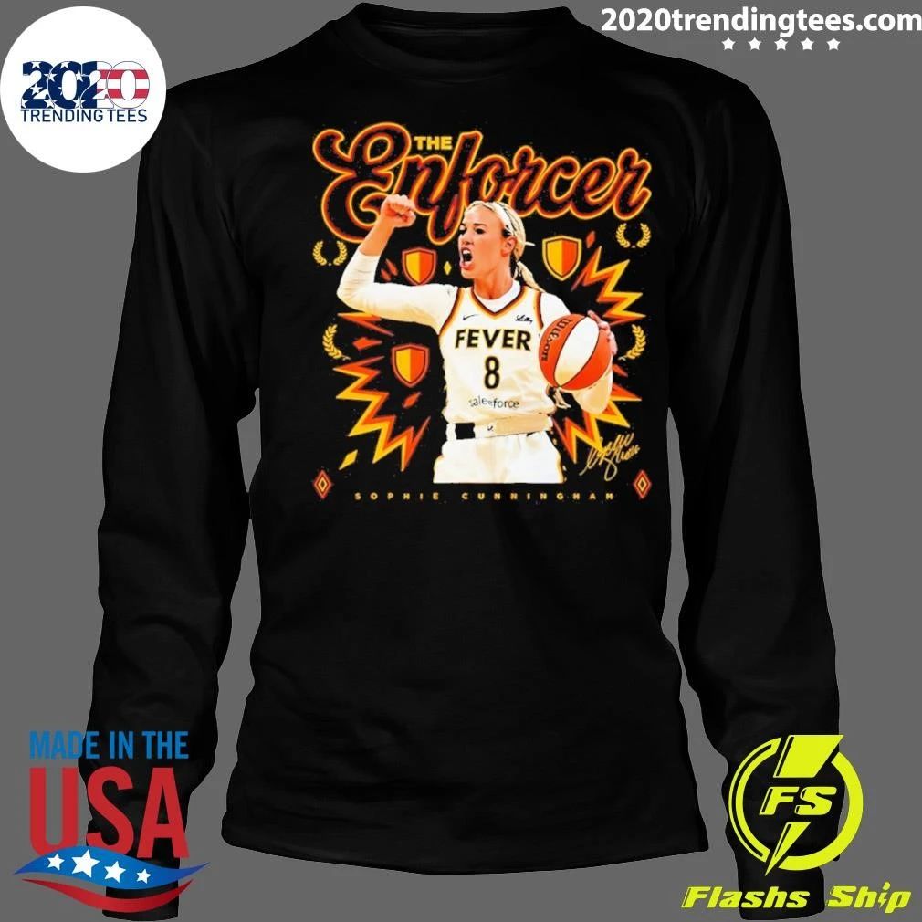 The Enforcer Sophie Cunningham Indiana Fever Basketball WNBA 2026 Signature Shirt