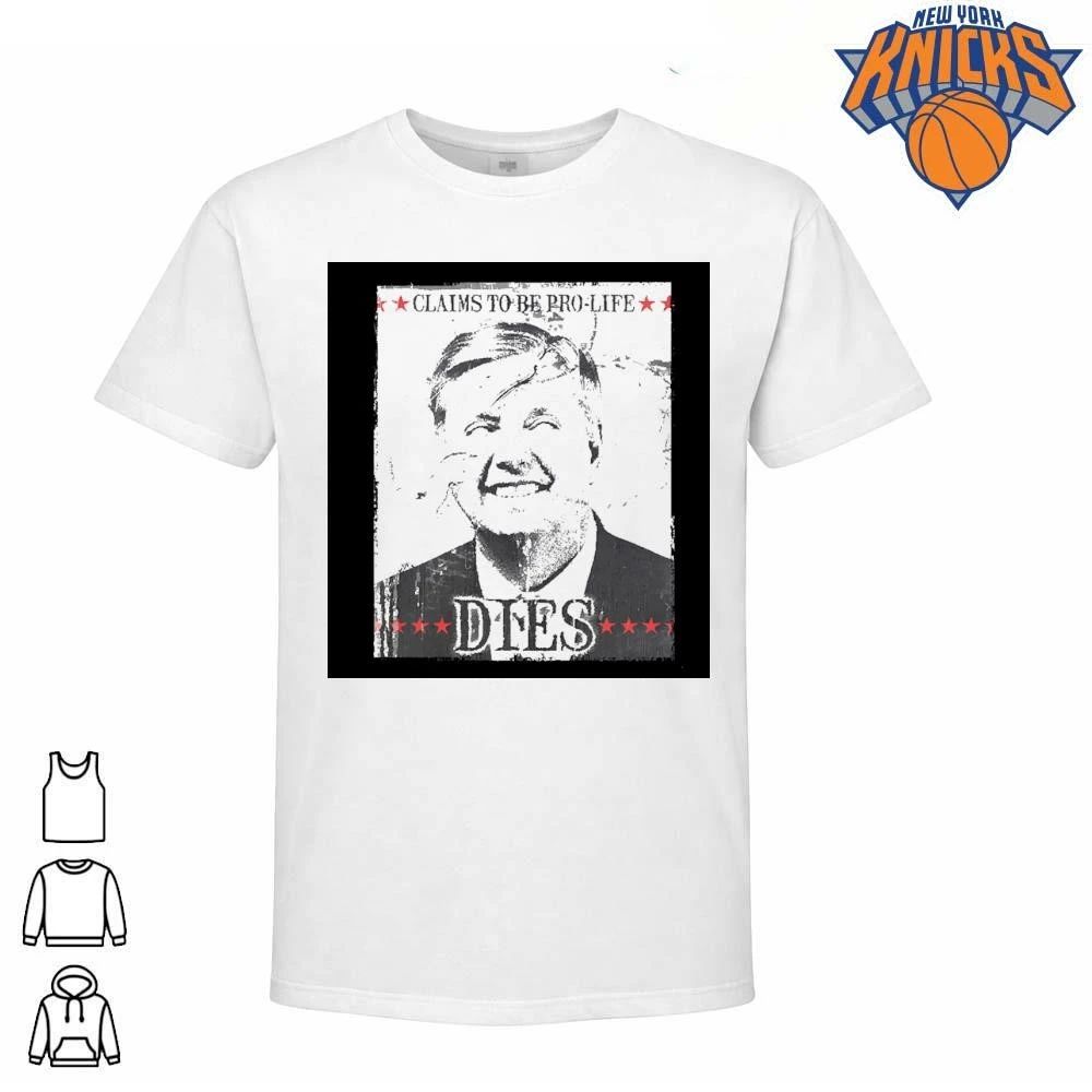Claims To Be Pro Life Dies Funny Edgy Political Meme Distressed Shirt