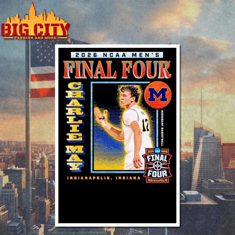 Charlie May 2026 Men’s Basketball Final Four College Shirt
