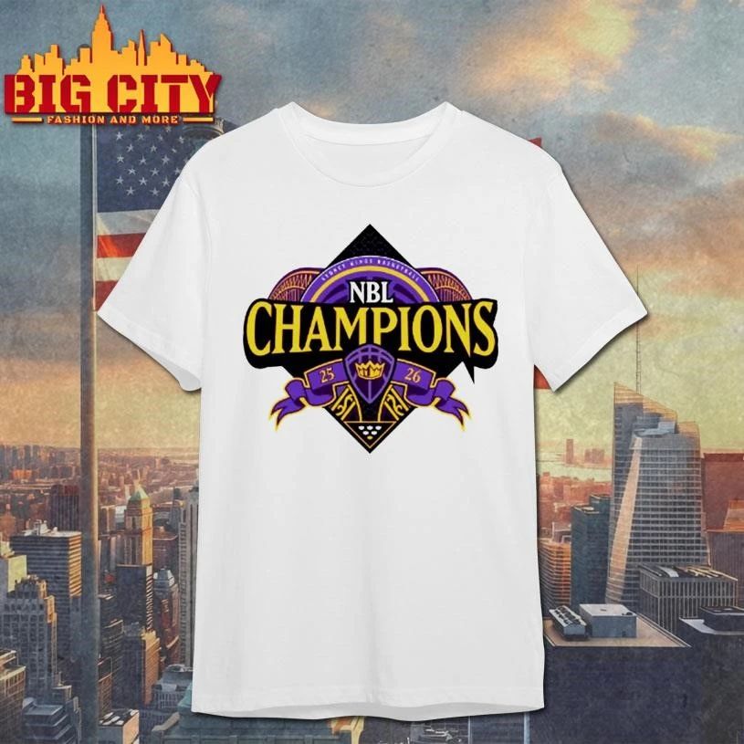 Sydney Kings 2026 NBL Champions Logo Locker Room Shirt