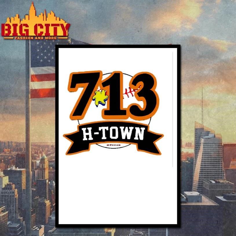 Houston H Town 713 Baseball Classic Sport Fan Shirt