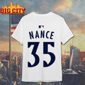 Tommy Nance 35 San Diego Padres Baseball Jersey Number Shirt
