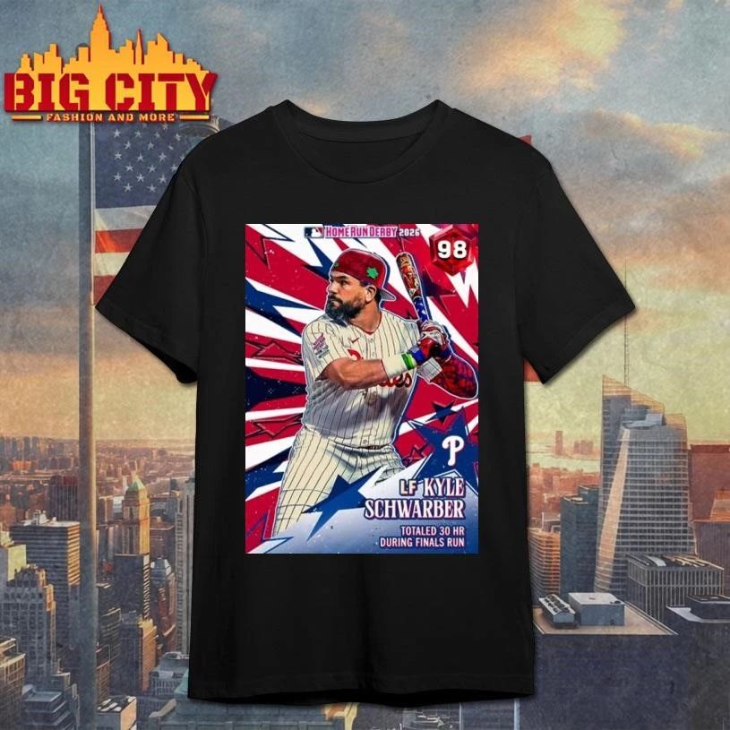 Philadelphia Phillies Kyle Schwarber LF Home Run Derby 2026 Baseball Fan Shirt
